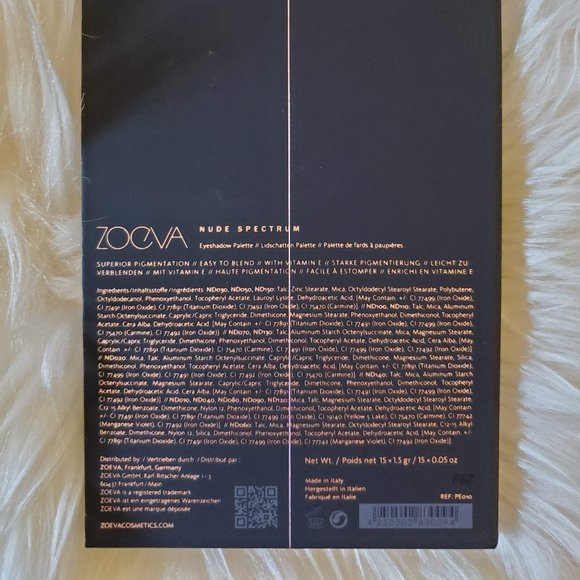 COPY - Zoeva "Nude Spectrum" Eyeshadow Palette - Picture 2 of 3